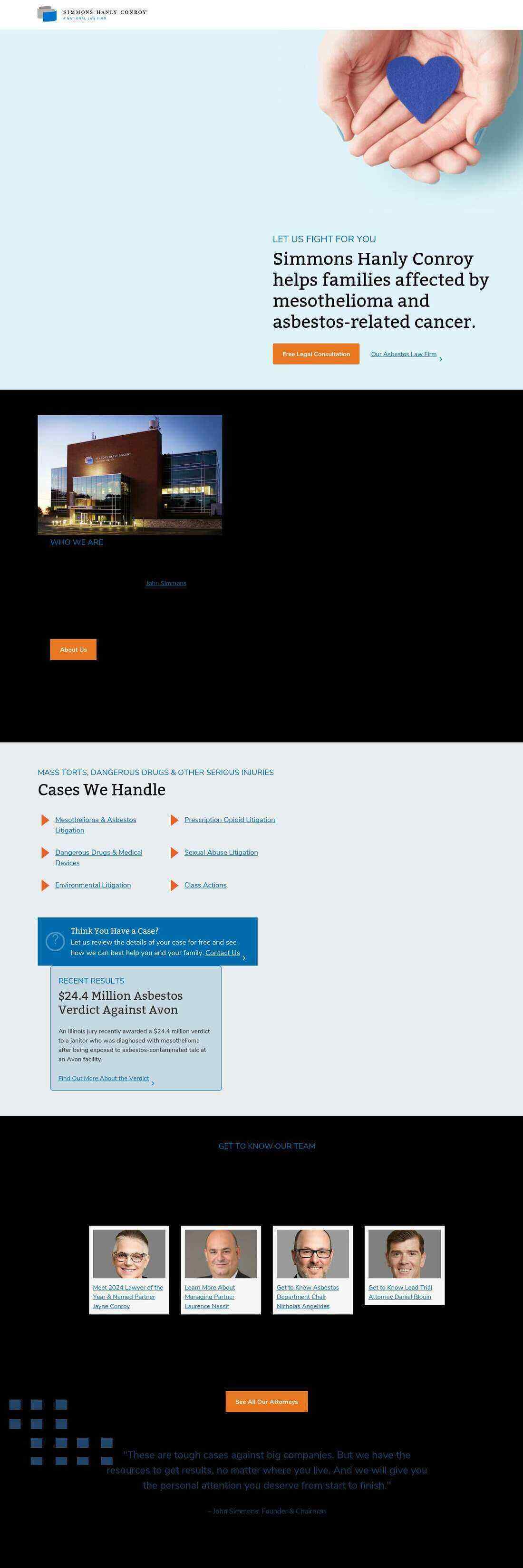 Simmons Hanly Conroy - San Francisco CA Lawyers