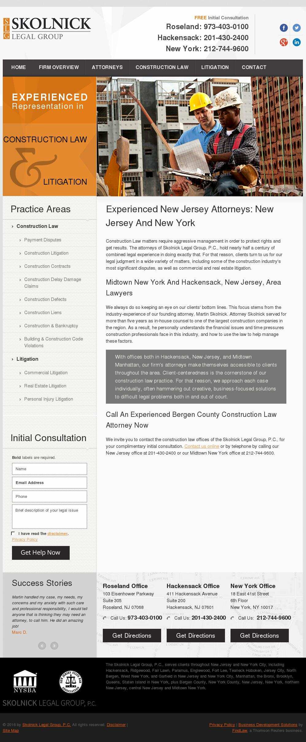 Skolnick Legal Group, P.C. - New York NY Lawyers