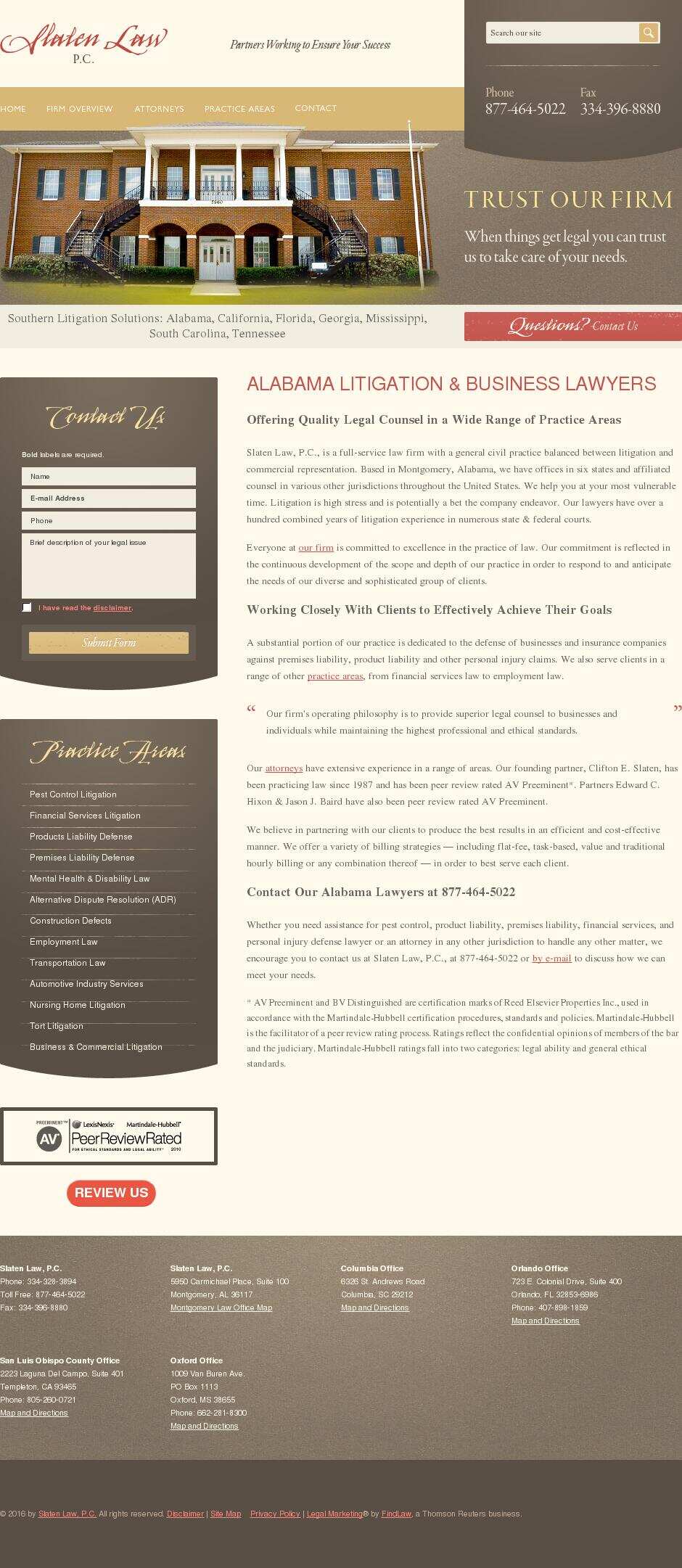 Slaten Law, P.C. - Montgomery AL Lawyers