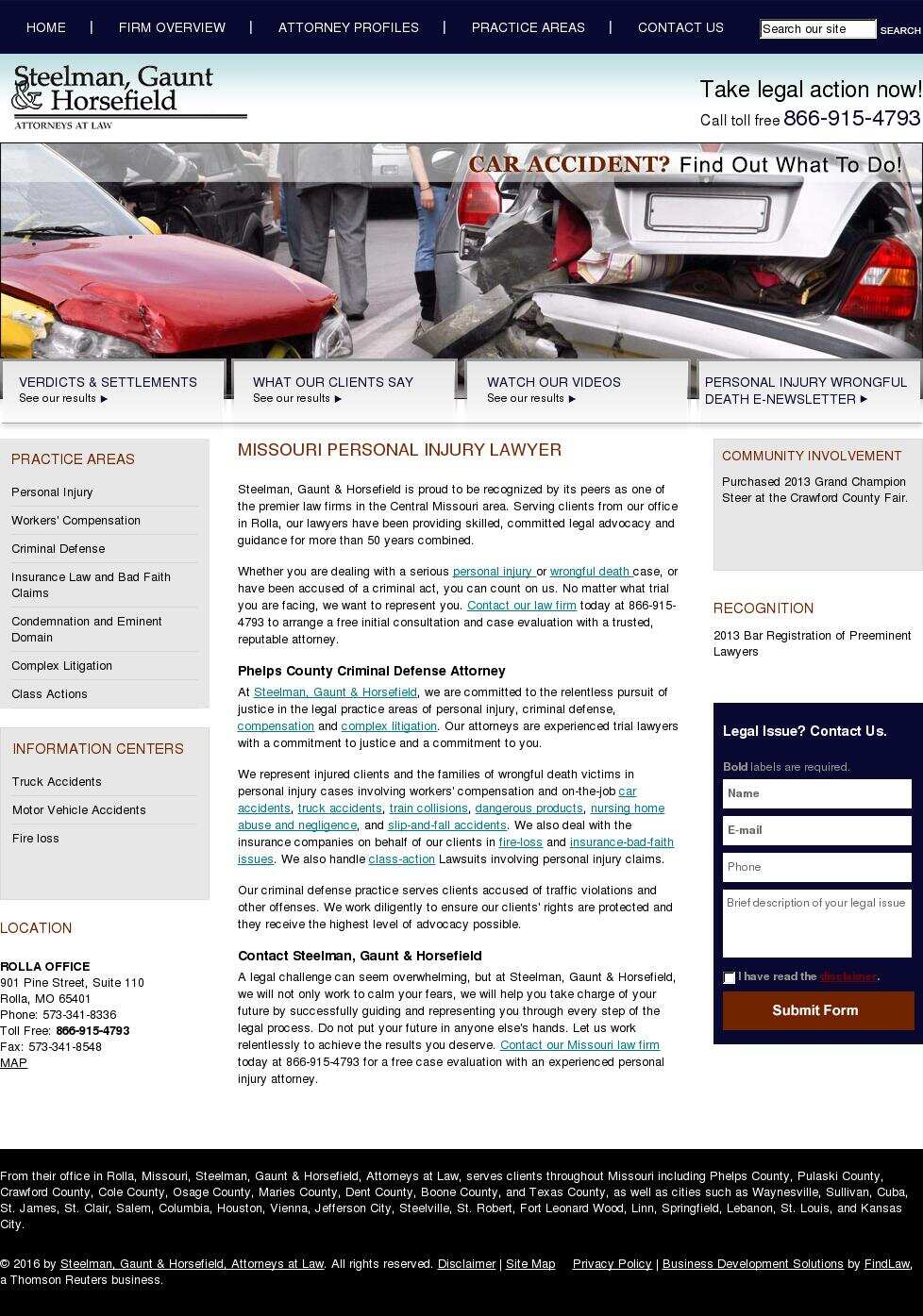 Steelman, Gaunt & Horsefield - Jefferson City MO Lawyers