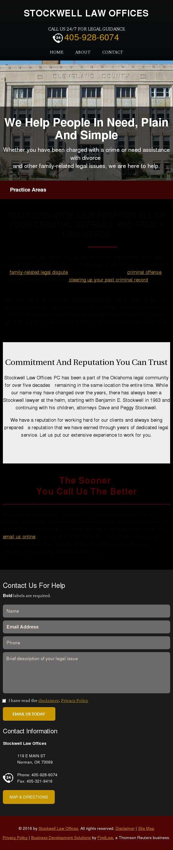 Stockwell Law Offices - Norman OK Lawyers