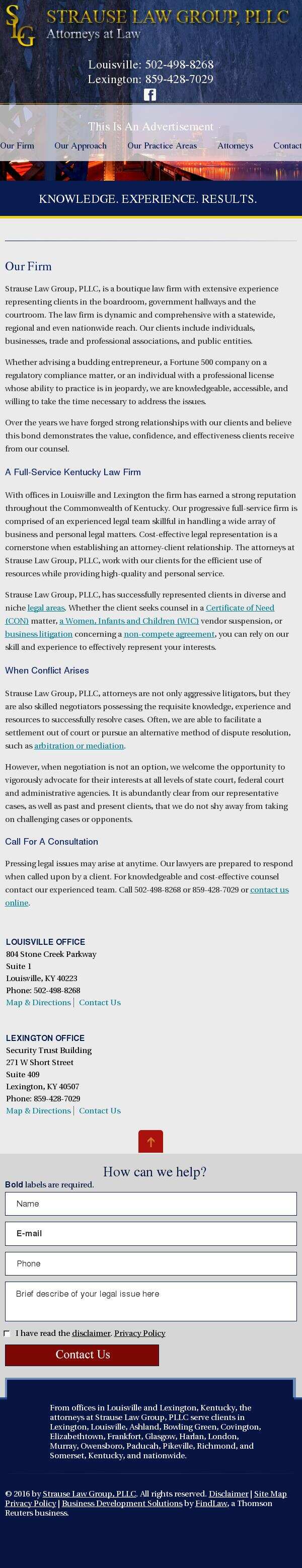 Strause Law Group, PLLC - Lexington KY Lawyers