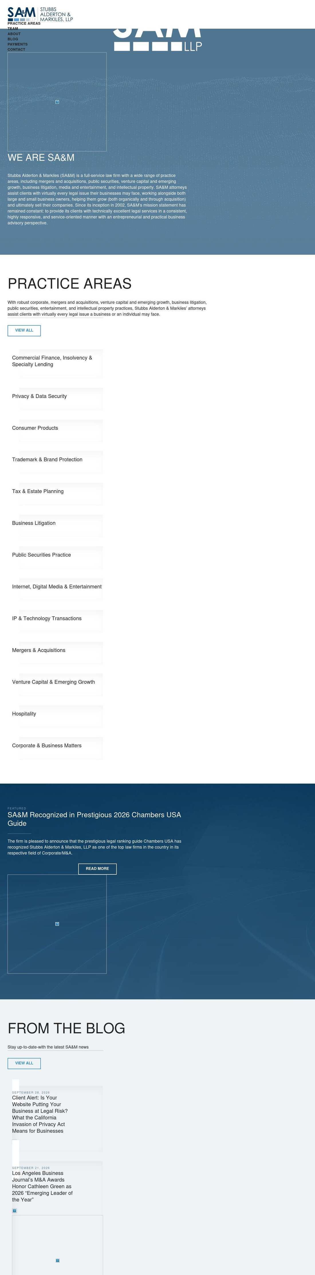 Stubbs Alderton & Markiles, LLP - Sherman Oaks CA Lawyers