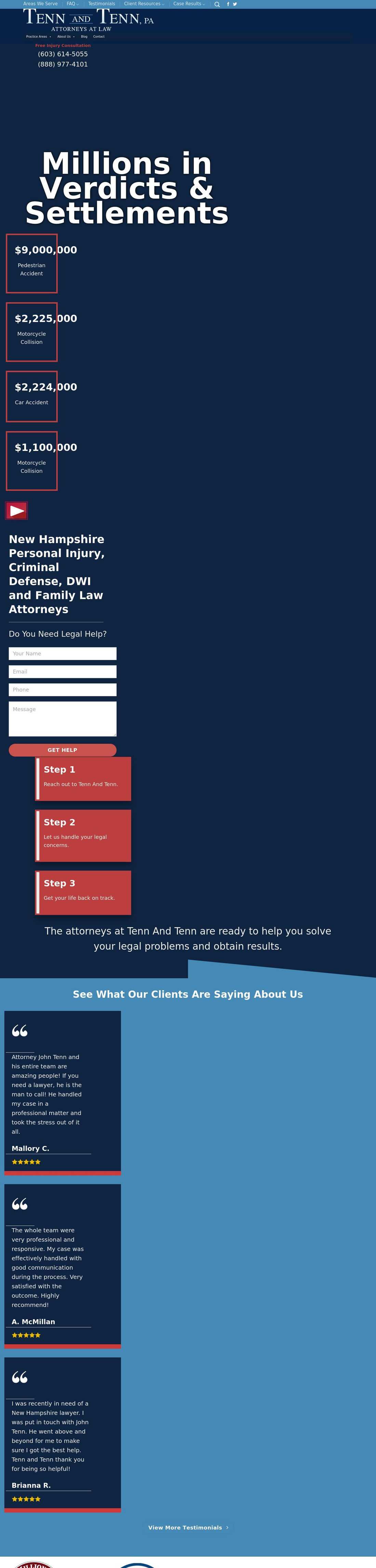 Tenn And Tenn, P.A. - Manchester NH Lawyers