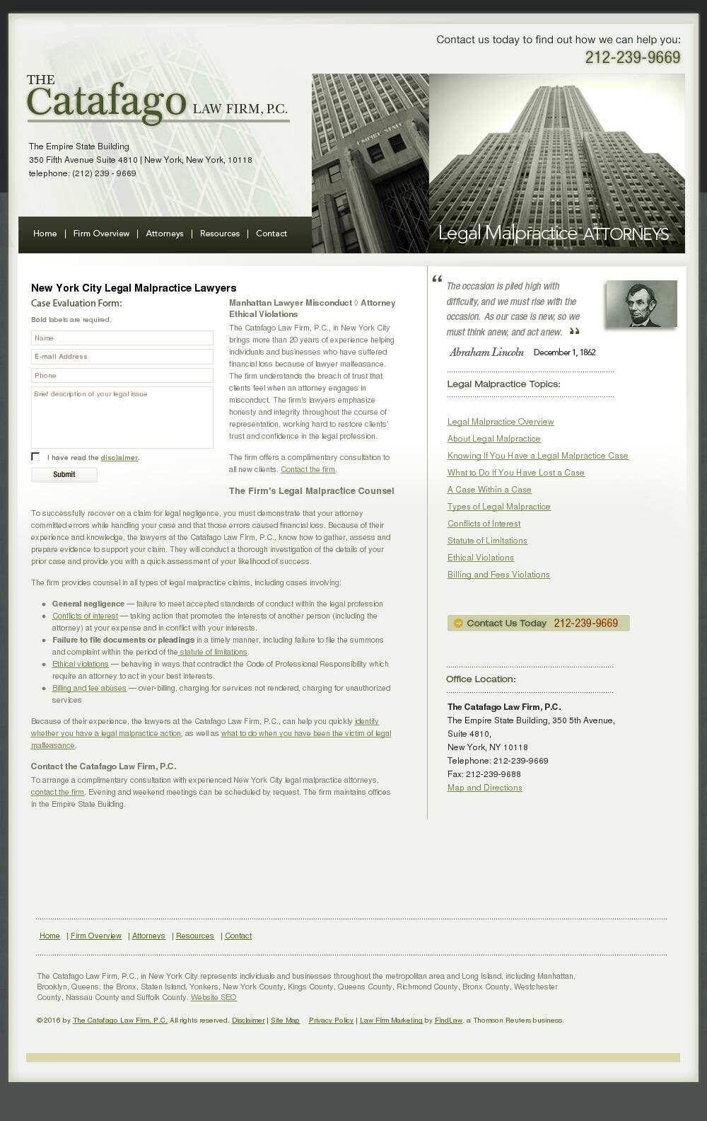 The Catafago Law Firm, P.C. - New York NY Lawyers