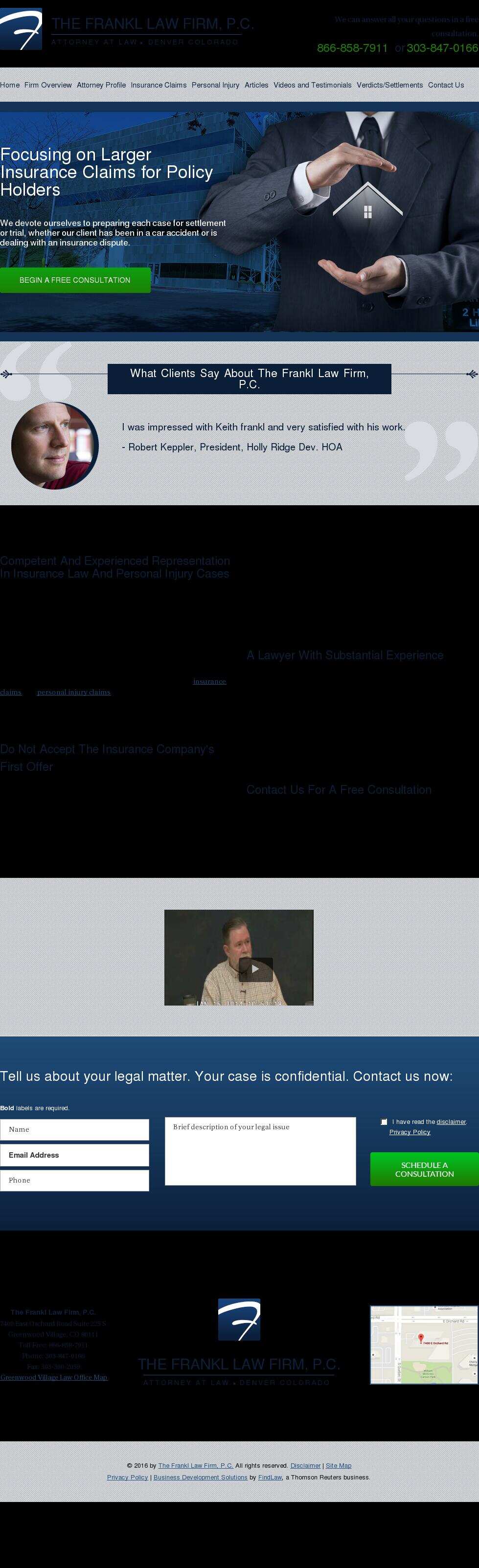 The Frankl Law Firm, P.C. - Denver CO Lawyers