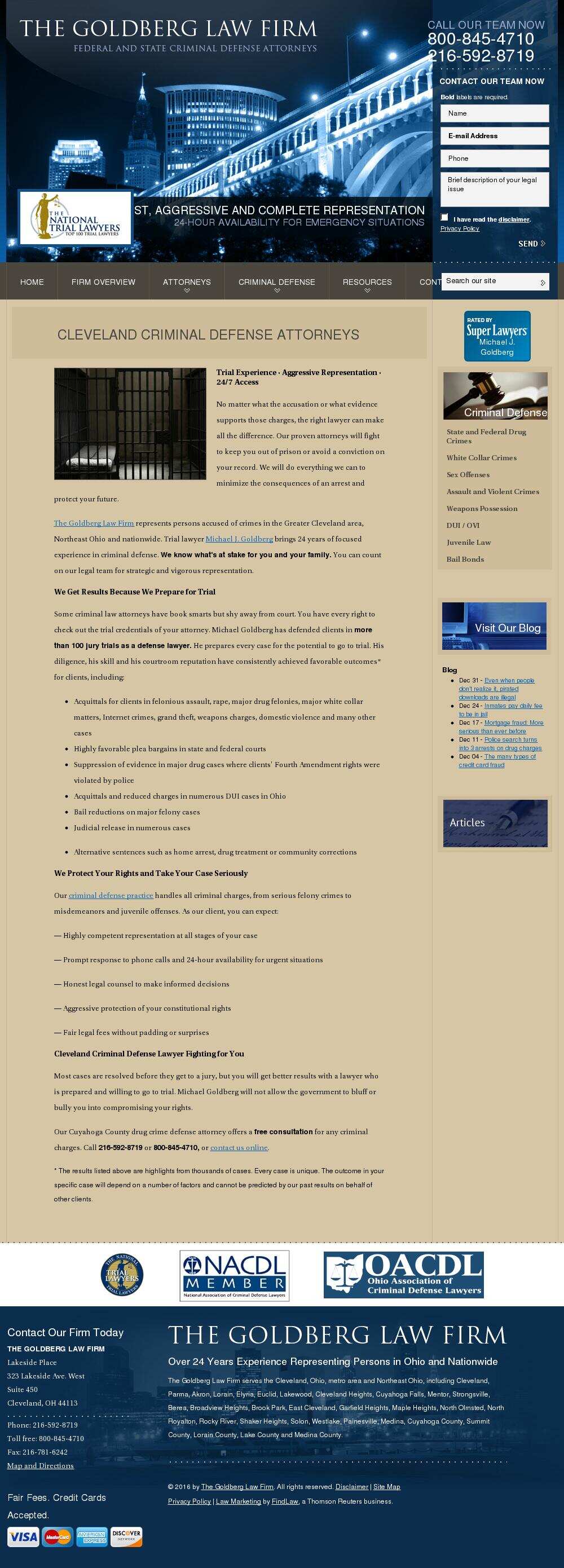 The Goldberg Law Firm - Cleveland OH Lawyers