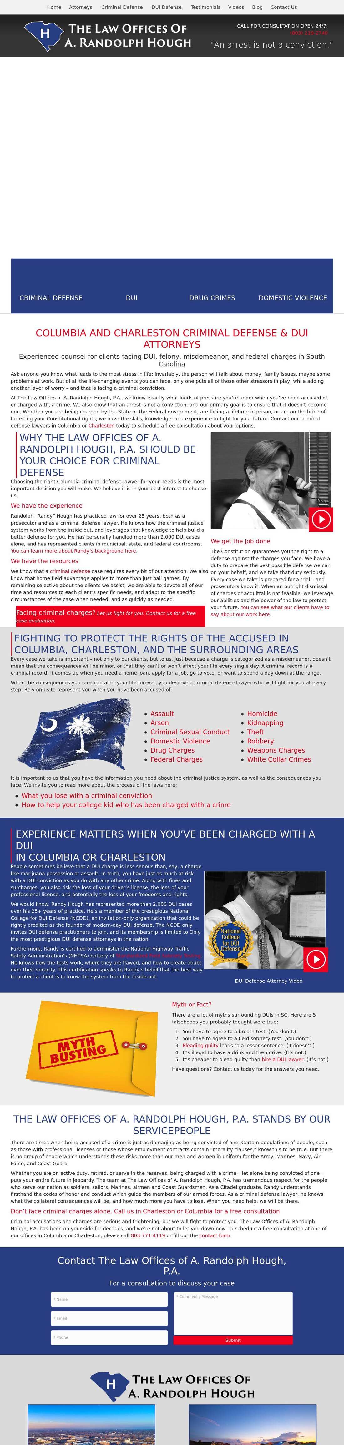 The Law Office of A. Randolph Hough P.A. - Columbia SC Lawyers
