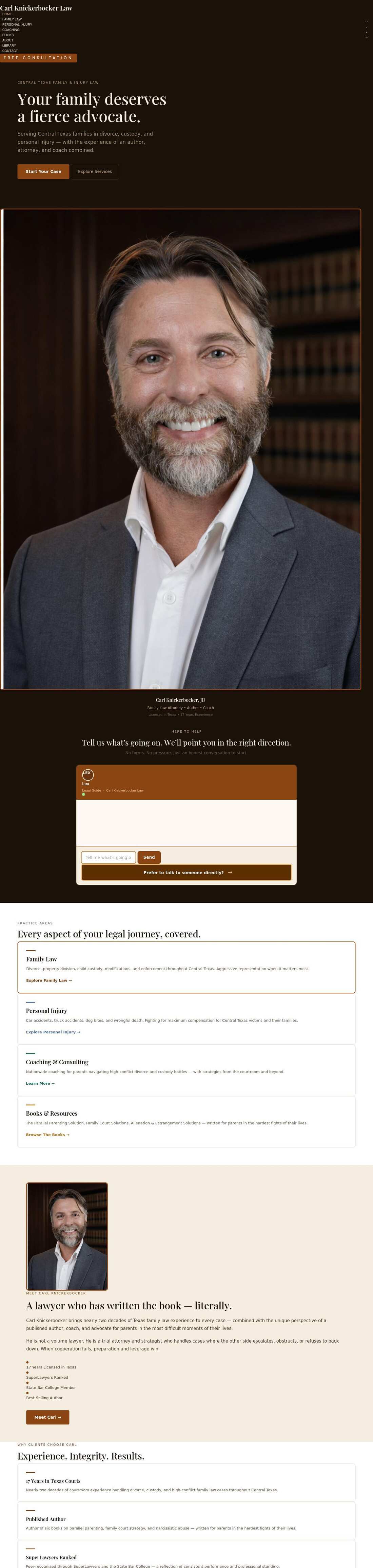 The Law Office of Carl Knickerbocker, P.C. - Georgetown TX Lawyers