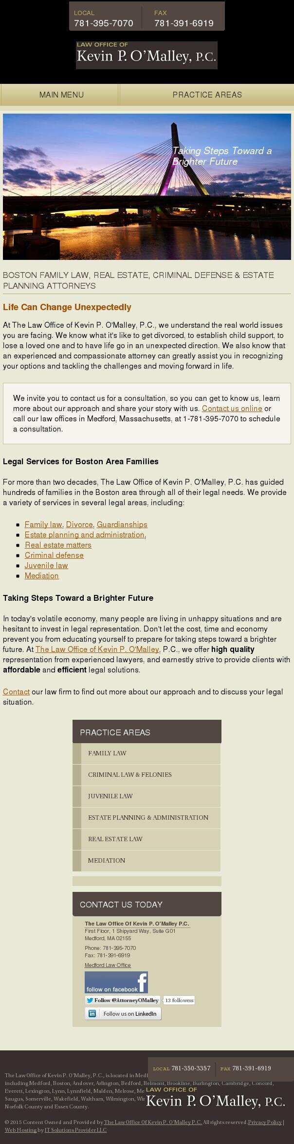 The Law Office Of Kevin P. O'Malley P.C. - Medford MA Lawyers