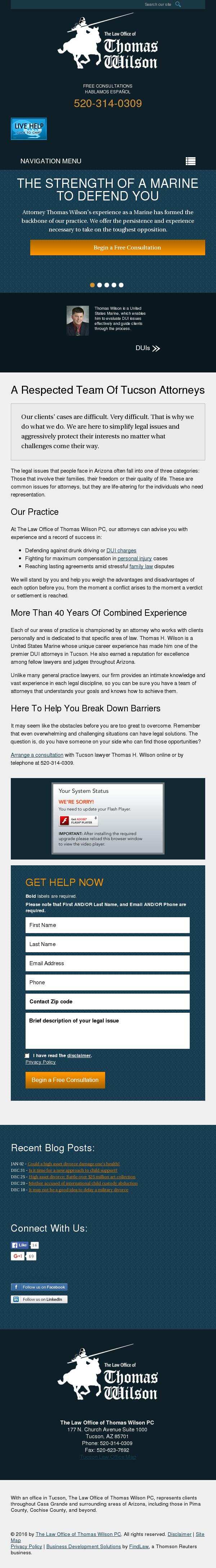 The Law Office of Thomas Wilson PC - Tucson AZ Lawyers