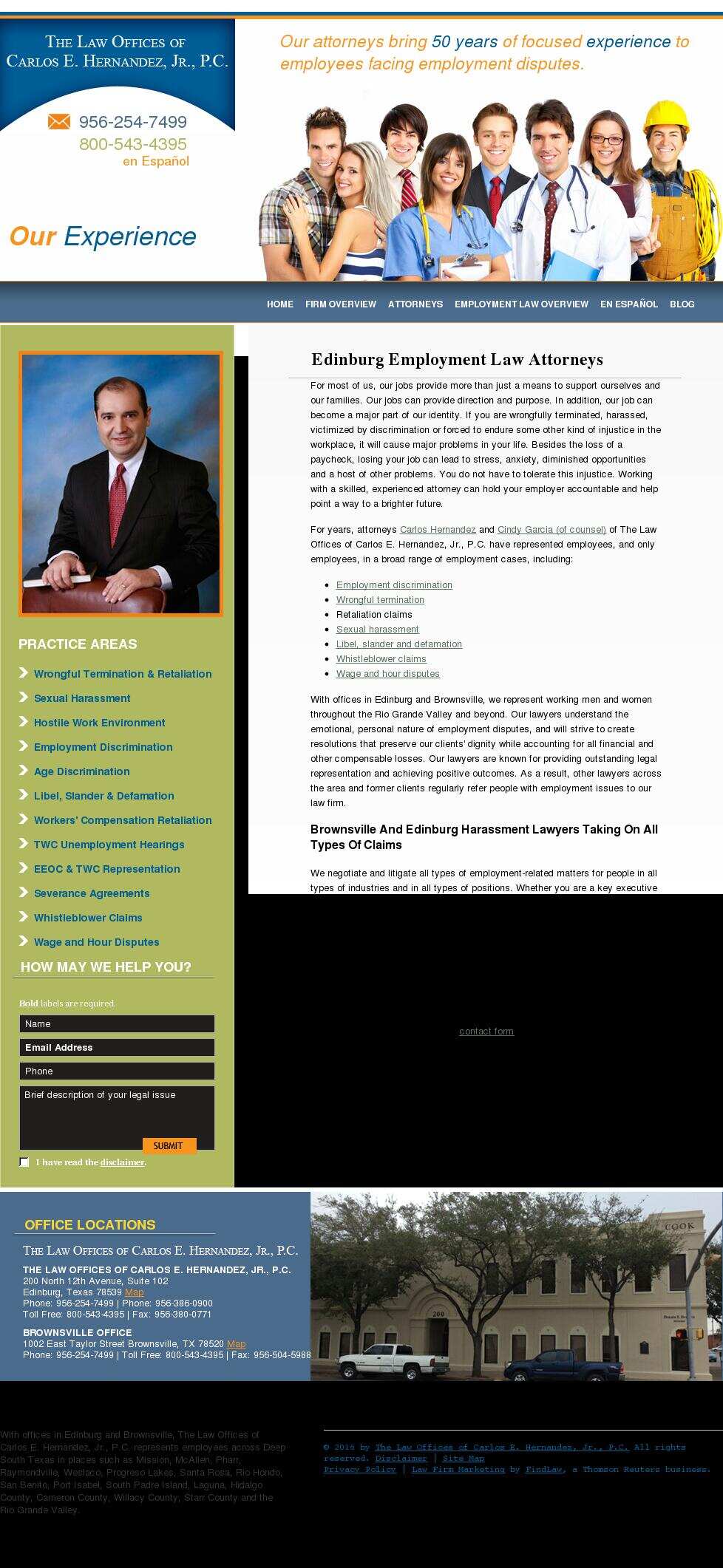The Law Offices of Carlos E. Hernandez, Jr., P.C. - Edinburg TX Lawyers