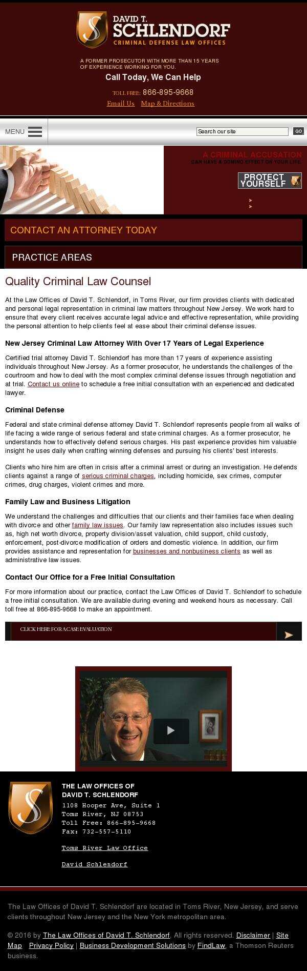 The Law Offices of David T. Schlendorf - Toms River NJ Lawyers