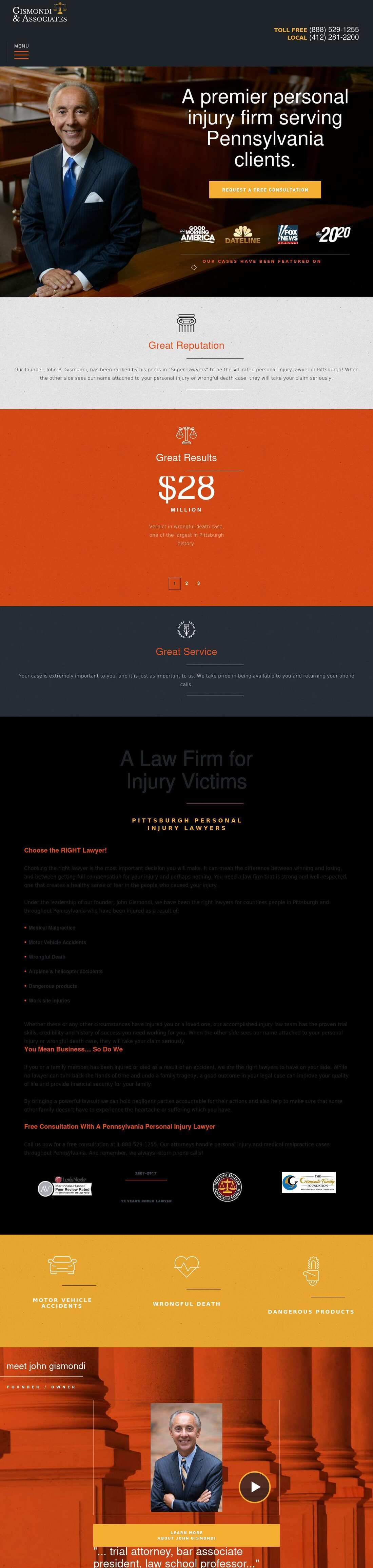 The Law Offices of Gismondi & Associates - Pittsburgh PA Lawyers