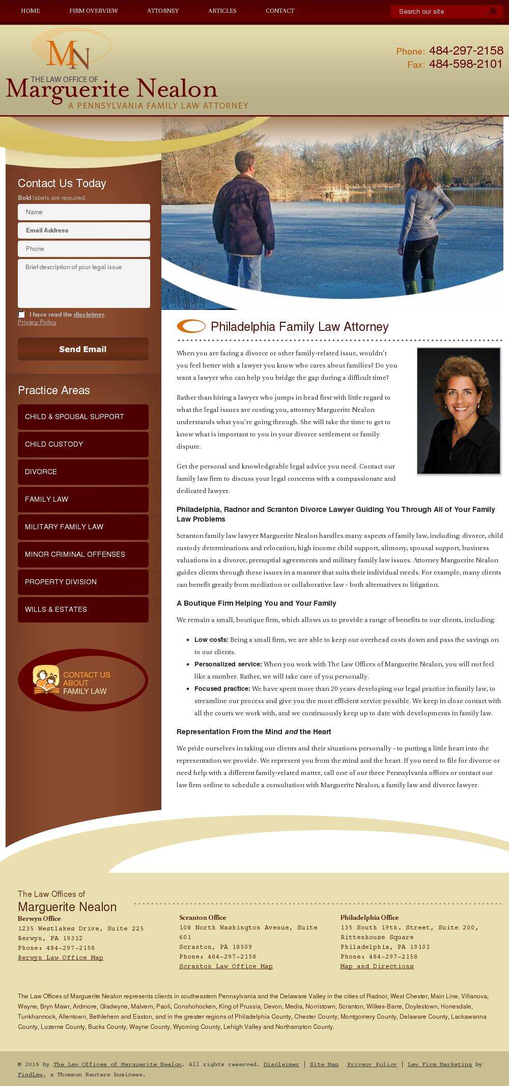 The Law Offices of Marguerite Nealon - Philadelphia PA Lawyers