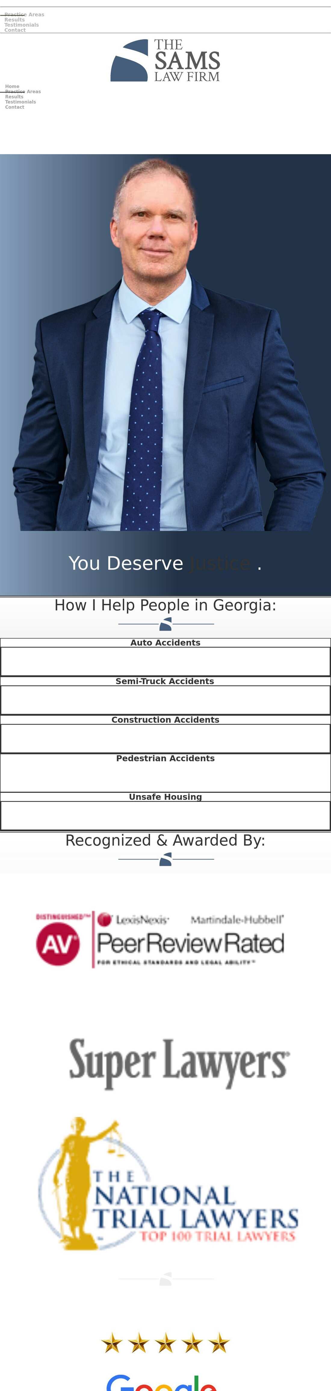 The Sams Law Firm - Atlanta GA Lawyers