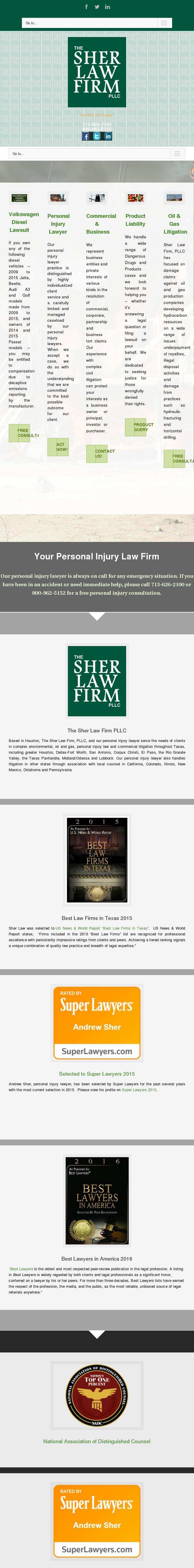 The Sher Law Firm, PLLC - Dallas TX Lawyers