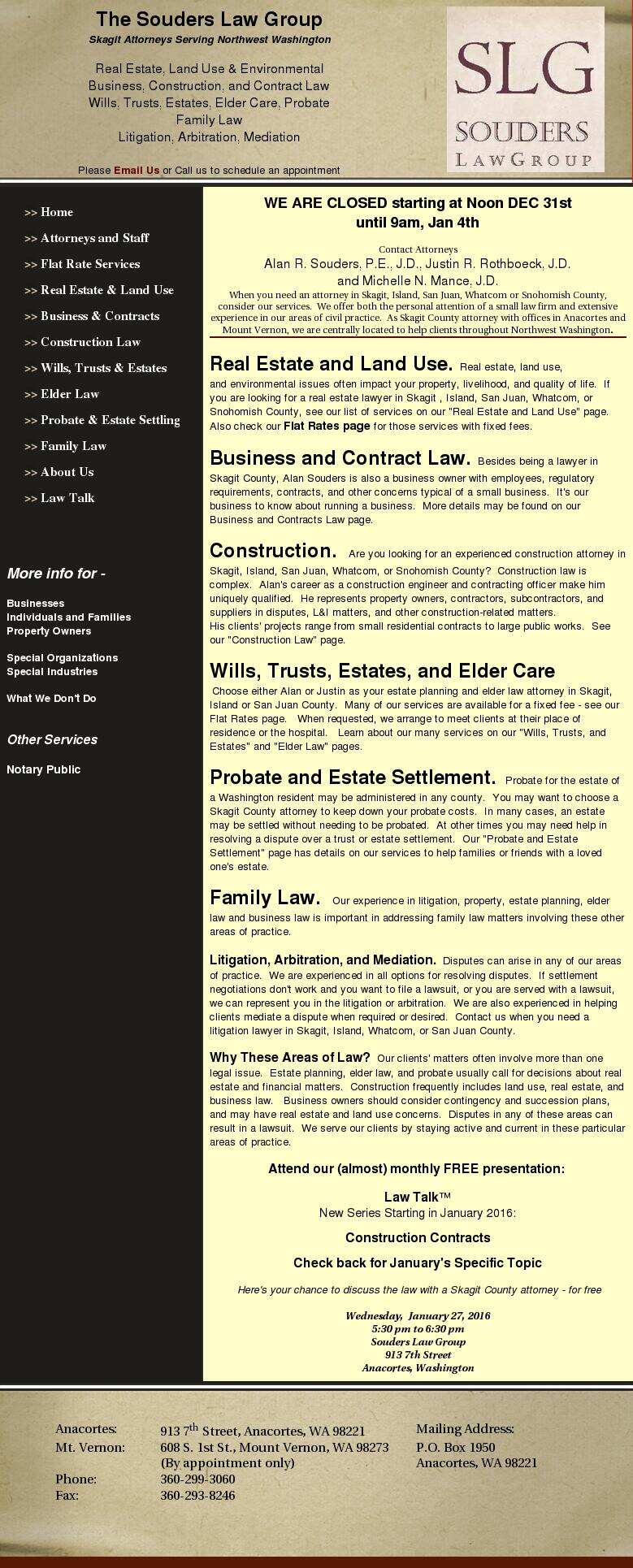 The Souders Law Group - Anacortes WA Lawyers