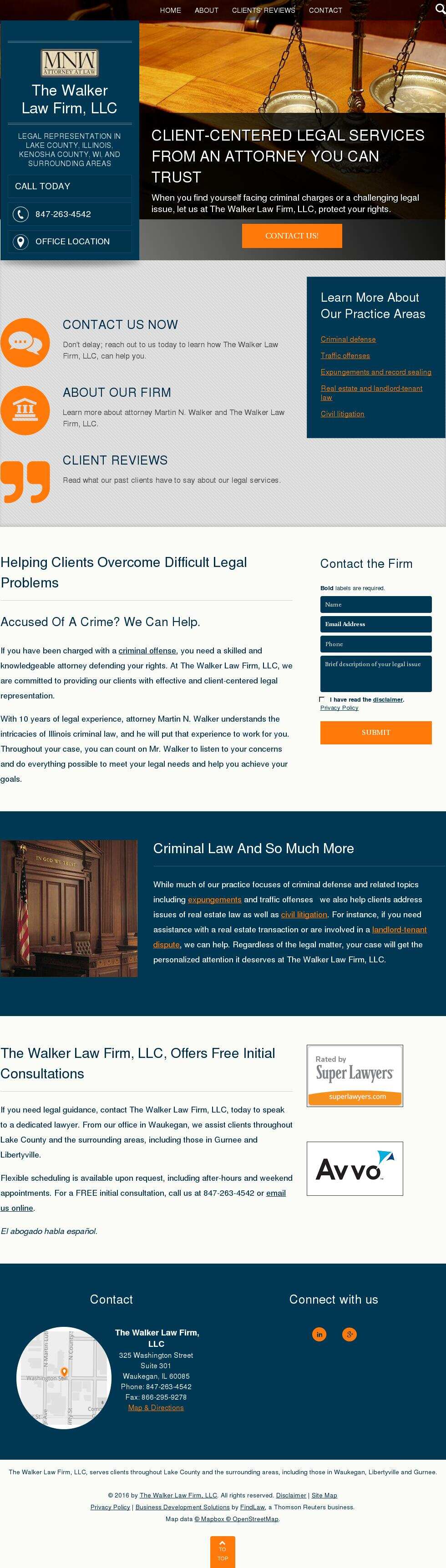 The Walker Law Firm, LLC - Waukegan IL Lawyers