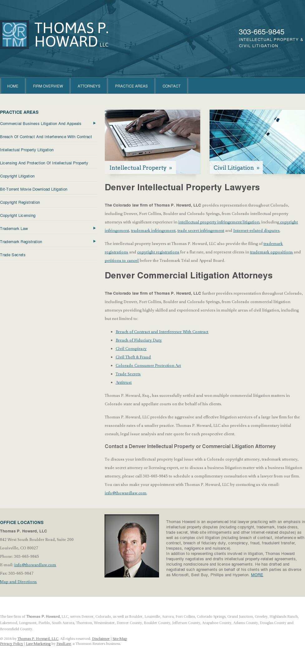 Thomas P. Howard, LLC - Louisville CO Lawyers