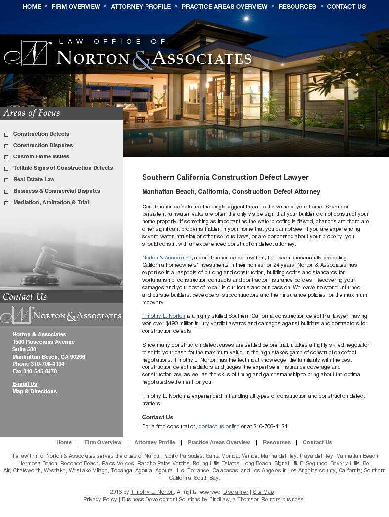 Timothy L. Norton - Manhattan Beach CA Lawyers