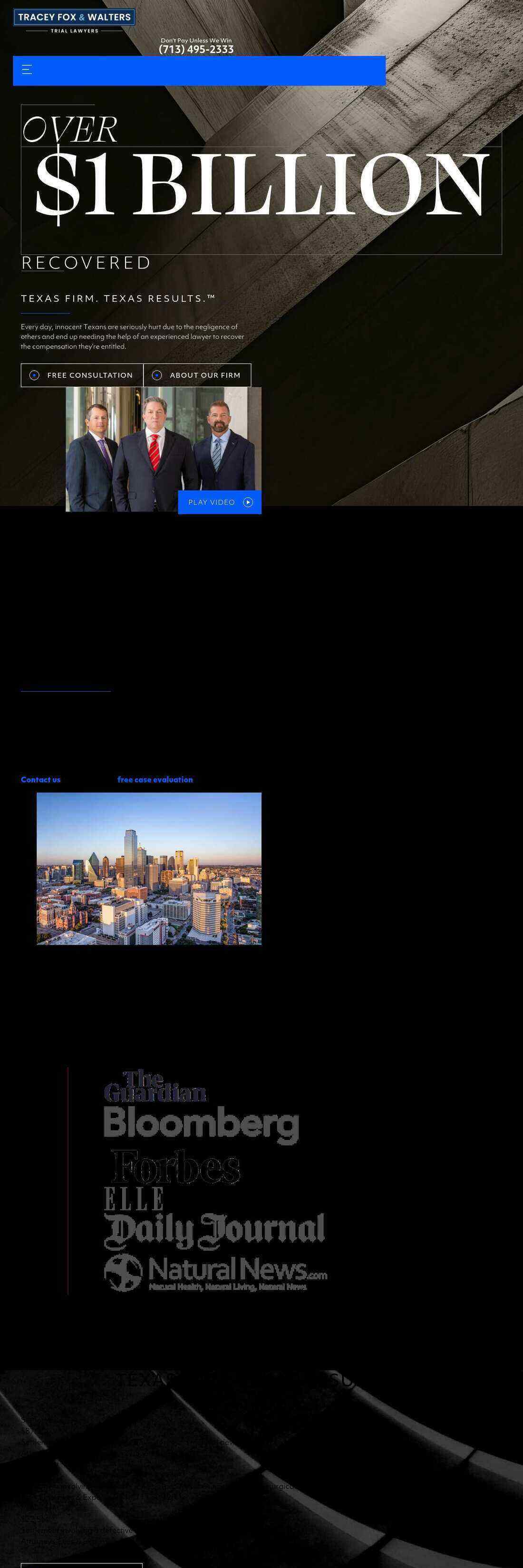 Tracey Law Firm - Houston TX Lawyers