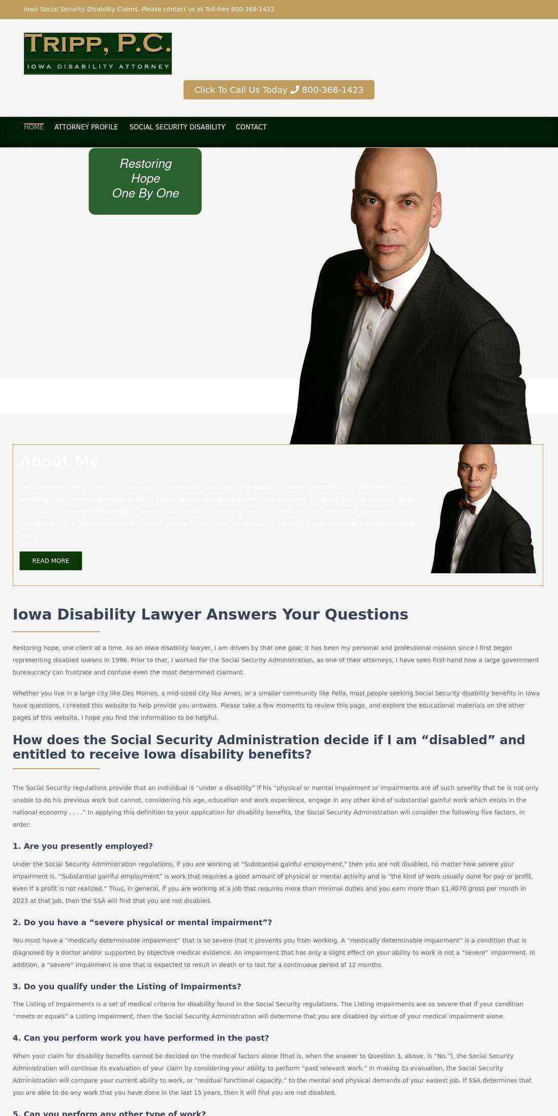 Tripp, P.C. - Pella IA Lawyers