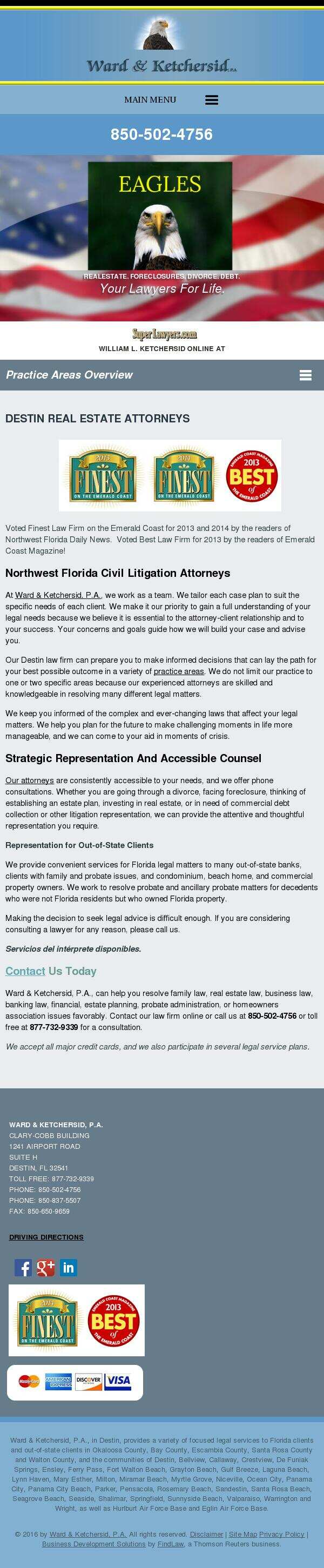 Ward & Ketchersid, P.A. - Destin FL Lawyers