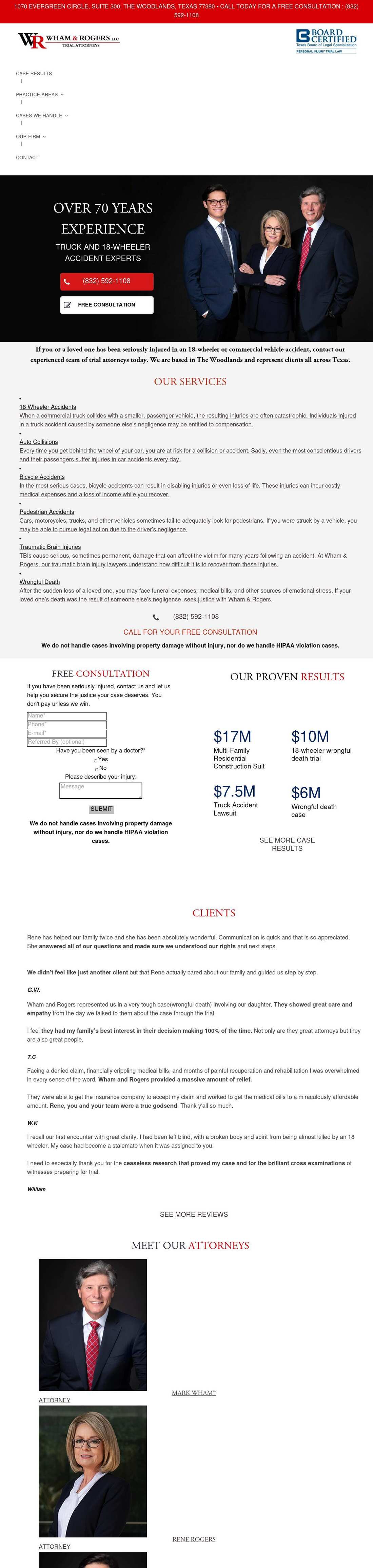 Wham & Rogers LLC - The Woodlands TX Lawyers