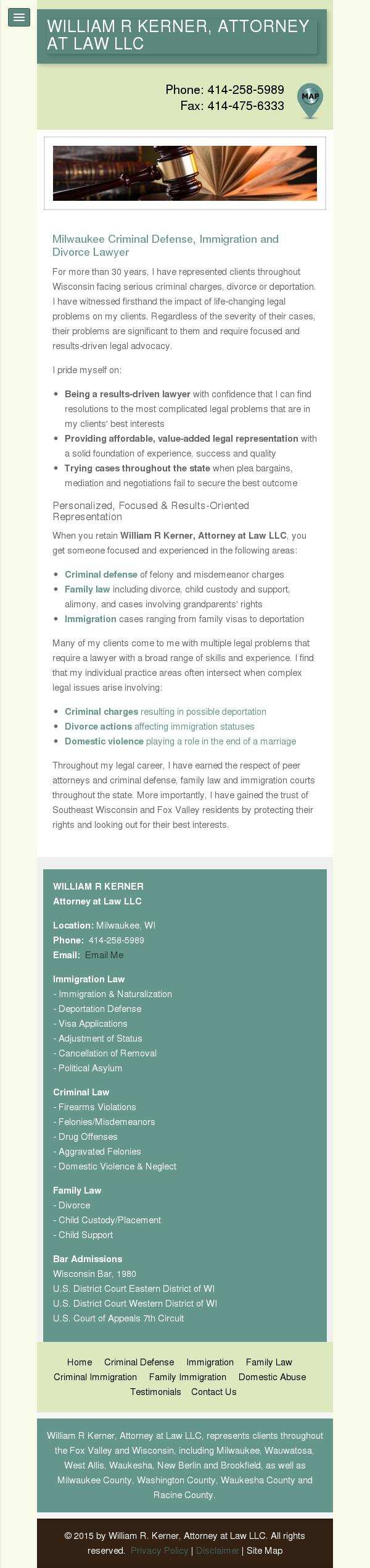 William R. Kerner, Attorney at Law LLC - Milwaukee WI Lawyers