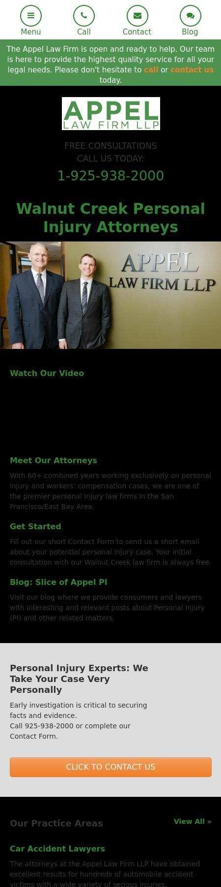 Appel Law Firm LLP - Walnut Creek CA Lawyers