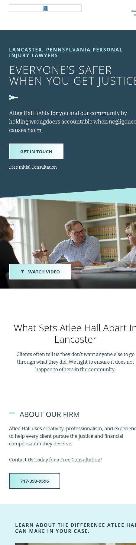 Atlee Hall LLP - Philadelphia PA Lawyers