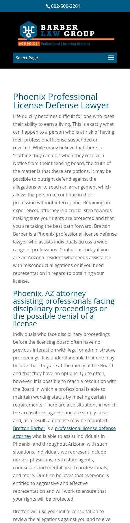 Barber Law Group PLLC - Phoenix AZ Lawyers