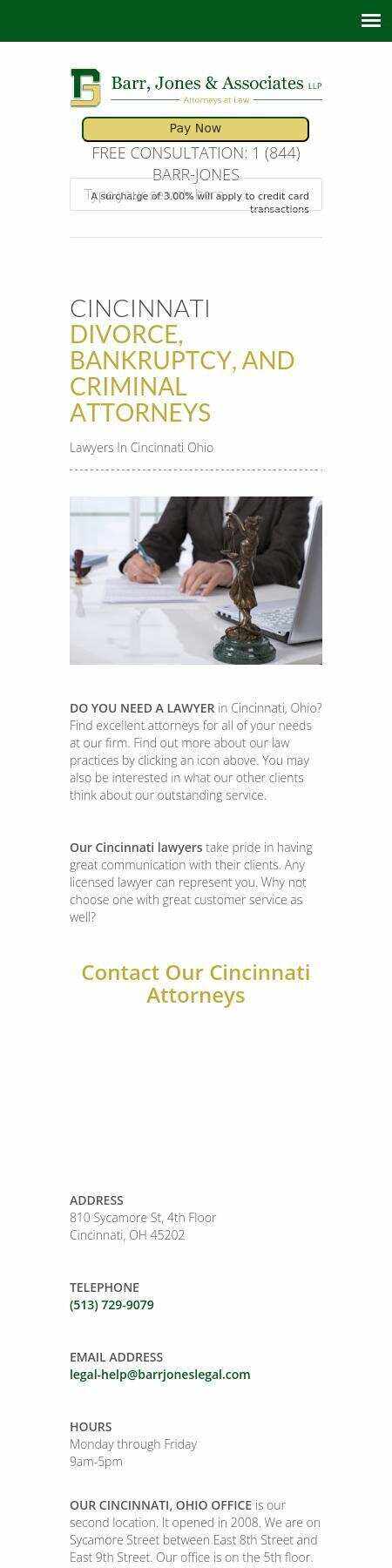 Barr, Jones & Associates LLP - Cincinnati OH Lawyers