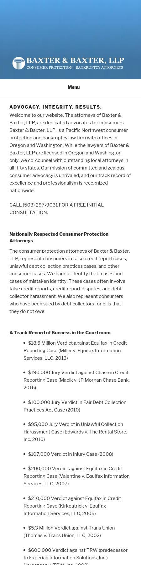 Baxter & Baxter, LLP - Hillsboro OR Lawyers