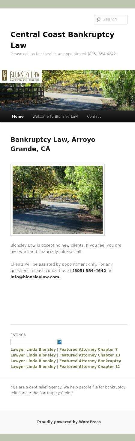 Blonsley Law - Arroyo Grande CA Lawyers