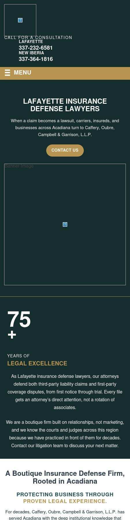 Caffery, Oubre, Campbell & Garrison, L.L.P. - Lafayette LA Lawyers
