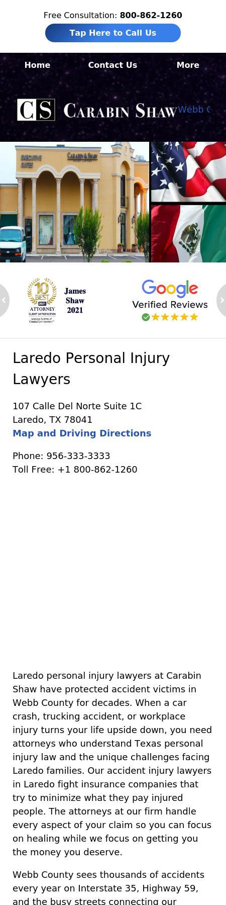 Carabin & Shaw - Laredo TX Lawyers