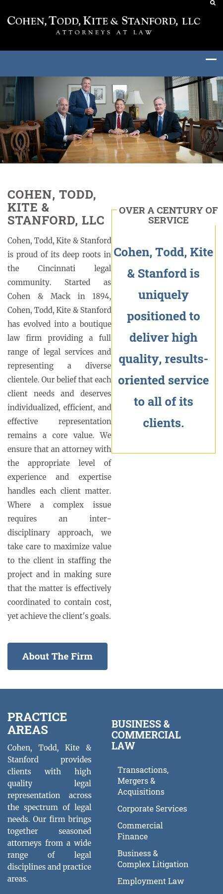 Cohen, Todd, Kite & Stanford, LLC - Cincinnati OH Lawyers