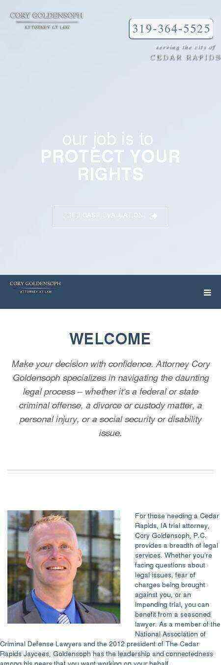 Cory Goldensoph. P.C. - Cedar Rapids IA Lawyers