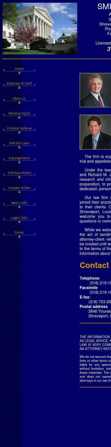 Craig Smith, Attorney at Law - Shreveport LA Lawyers