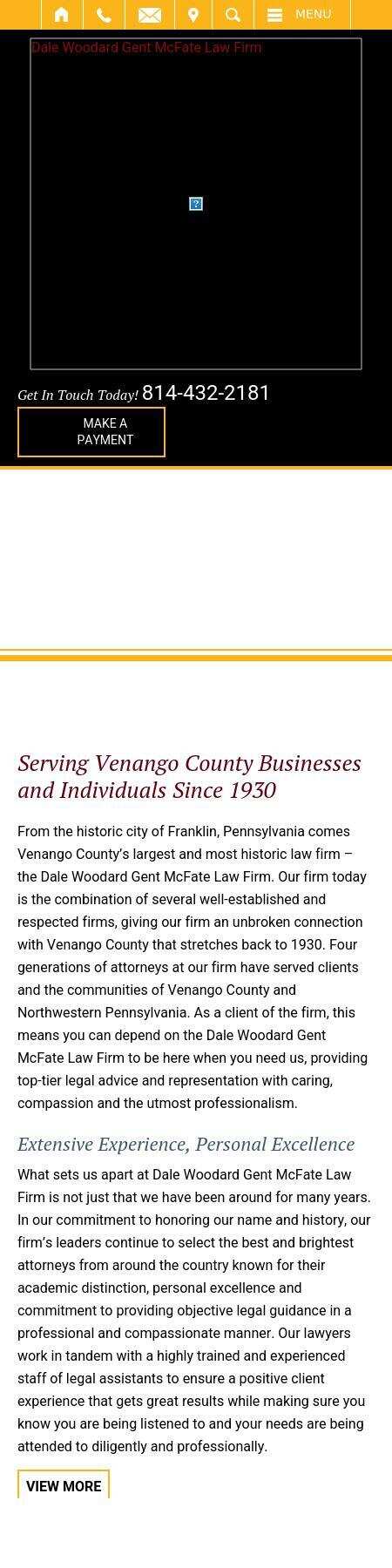 Dale Woodard Gent Law Firm - Franklin PA Lawyers