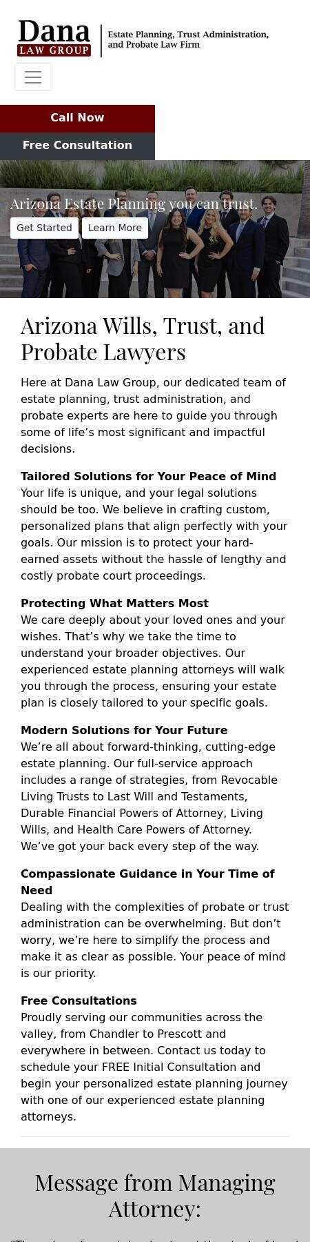 Dana Law Group, LLC - Chandler AZ Lawyers