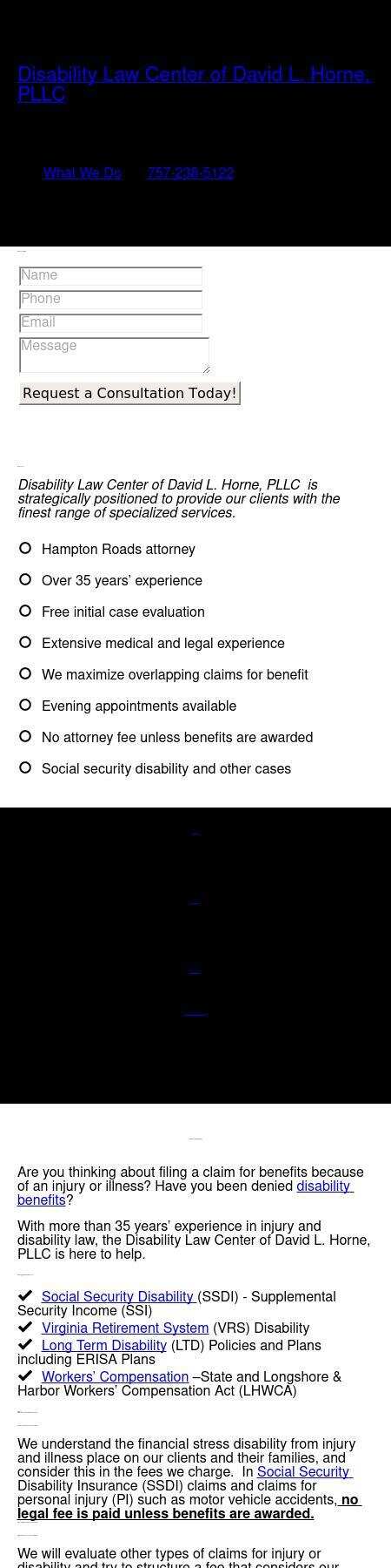 Disability Law Center - Virginia Beach VA Lawyers