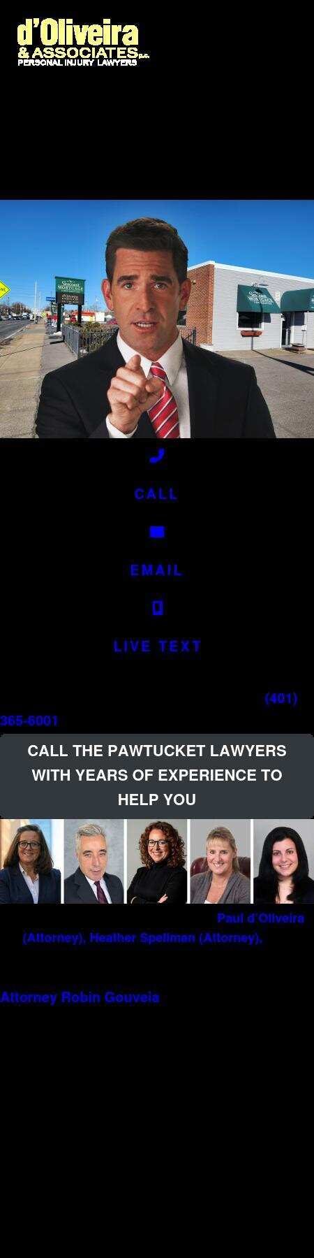 d'Oliveira & Associates - Pawtucket RI Lawyers