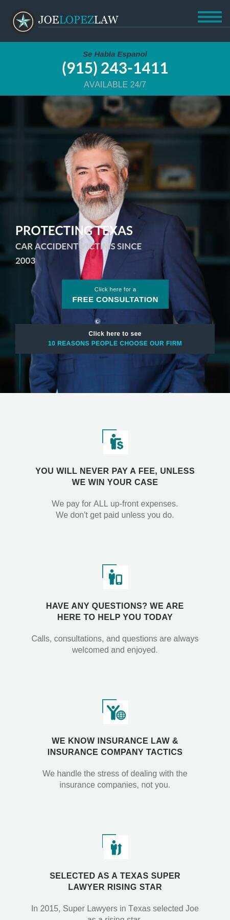 Joe Lopez Law - El Paso TX Lawyers
