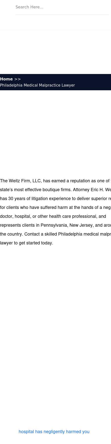 The Weitz Firm, LLC - Philadelphia PA Lawyers