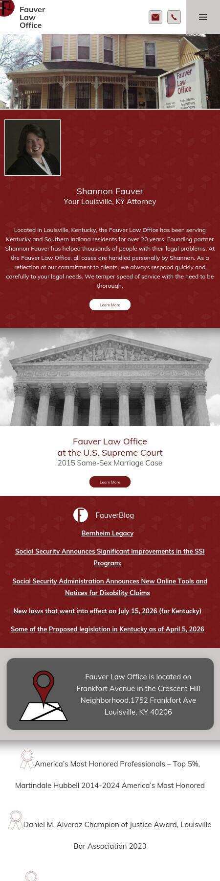Fauver Law Office PLLC - Louisville KY Lawyers