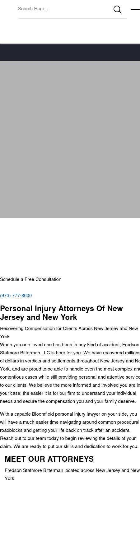 Fredson Statmore Bitterman - Bloomfield NJ Lawyers