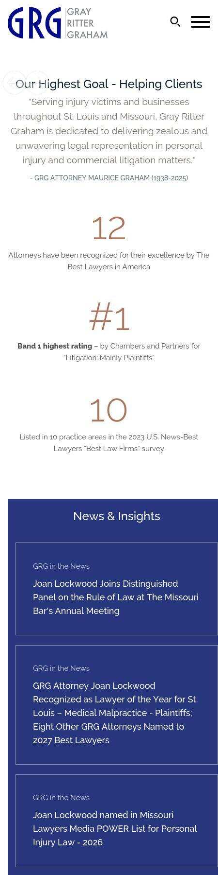 Gray, Ritter & Graham, P.C. - St. Louis MO Lawyers